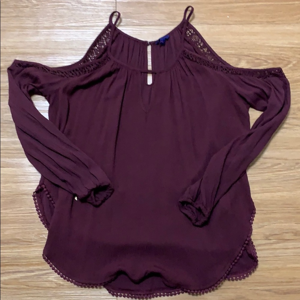 Aeropostale Boho Cold Shoulder Top